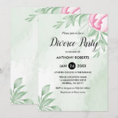 Boho Waterverf Eucalyptus laat scheiden Kaart (Voorkant / Achterkant)