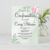 Boho Waterverf Eucalyptus Leaves Bevestiging Kaart (Staand voorkant)
