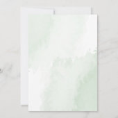 Boho Waterverf Eucalyptus Leaves Bevestiging Kaart (Achterkant)