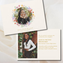 Boho Waterverf Floral 2 Foto Afstuderen