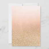 Boho Waterverf Floral Butterfly Girl Baby shower Kaart (Achterkant)