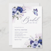 Boho Waterverf Floral Butterfly Vrijgezellenfeest Kaart (Voorkant)