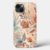 Boho Waterverf Floral Case-Mate iPhone Case (Achterkant)