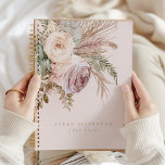 Boho Waterverf Floral Gepersonaliseerde Naam Jaar Planner<br><div class="desc">Dit is een gepersonaliseerde waterverf boho pampasgras bloemig notitieboek. Alle lettertypen en formuleringen zijn bewerkbaar // Voor overeenkomende items, bezoek het "NOTITIEBOEKEN PLANNERS" collectie in de By Nicole Design Zazzle winkel. * Als u van dit ontwerp houdt maar het niet beschikbaar voor iets ziet u zoekt, gelieve te contacteren me...</div>