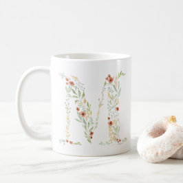Boho Waterverf Floral Koffiemok