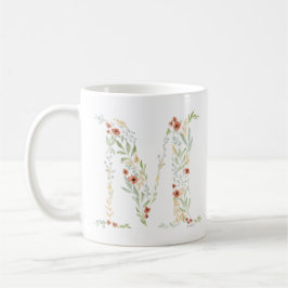 Boho Waterverf Floral Koffiemok