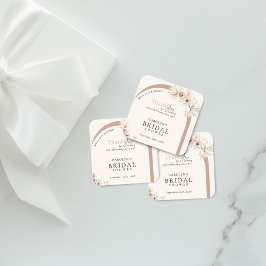 Boho Waterverf Floral Modern Arch Vrijgezellenfees Vierkante Sticker