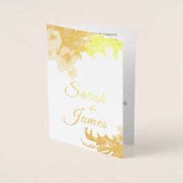 Boho Waterverf Floral Pampas Grass Foto Folie Kaarten