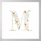 Boho Waterverf Floral Poster (Voorkant)