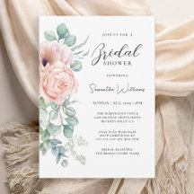 Boho Waterverf Floral Vrijgezellenfeest