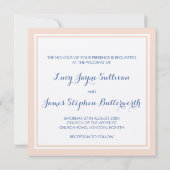 Boho Waterverf Floral Wreath Wedding Invitation Kaart (Achterkant)