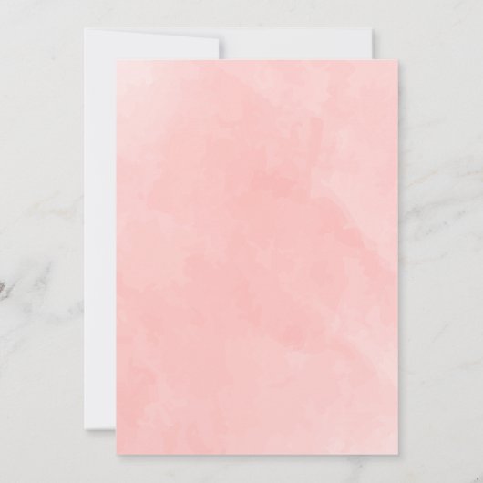 Boho Waterverf gebladerte Terracotta QR Code Huwel Save The Date (Achterkant)