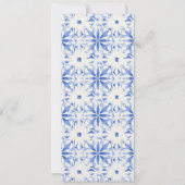 Boho Waterverf Geel Citroenboom Menu Kaart (Achterkant)