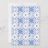 Boho Waterverf geel citroenboom Verloving Kaart (Achterkant)