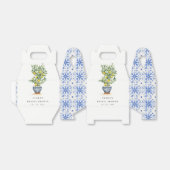 Boho Waterverf geel citroenboom Vrijgezellenfeest Bedankdoosjes (Uitgevouwen)