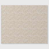 Boho Waterverf Giraffe Safari Zoo inpakpapier (Vlak)