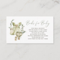 Boho Waterverf Green Dress Baby Book Request