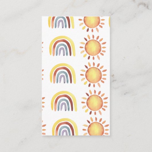 Boho Waterverf Hoeveel snoepjes zitten er in de po Informatiekaartje (Achterkant)