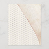 Boho Waterverf Hond Walker Huisdier Zitten Busines Flyer (Achterkant)