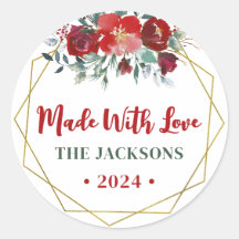 Boho Waterverf Kerstmis Wreate Familienaam