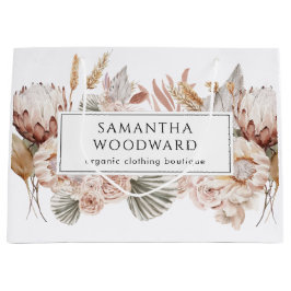 Boho Waterverf Kleding Boutique Winkeltas Groot Cadeauzakje