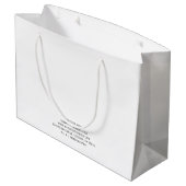 Boho Waterverf Kleding Boutique Winkeltas Groot Cadeauzakje (Achterkant Gekanteld)