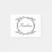 Boho waterverf Lavendel Eucalyptus onbevreesd Post-it® Notes (Voorkant)