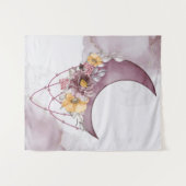 Boho Waterverf Maan Dreamcatcher Wandtapijt Wandkleed (Voorkant (horizontaal))