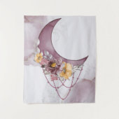 Boho Waterverf Maan Dreamcatcher Wandtapijt Wandkleed (Voorkant)