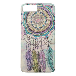 Boho Waterverf Mandala Dreamcatcher Case-Mate iPhone Case
