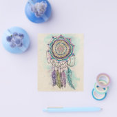 Boho Waterverf Mandala Dreamcatcher Flyer (Enkel)