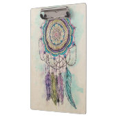 Boho Waterverf Mandala Dreamcatcher Klembord (Links)