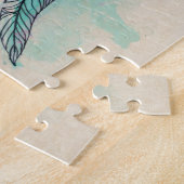 Boho Waterverf Mandala Dreamcatcher Legpuzzel (Zijkant)