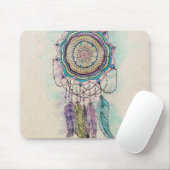 Boho Waterverf Mandala Dreamcatcher Muismat (Met muis)