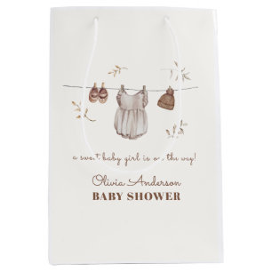Boho  Waterverf Meisje Outfit Baby shower Medium Cadeauzakje