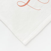 Boho waterverf mijlpaal foto prop fleece deken (Hoek)