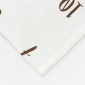 Boho waterverf mijlpaal perzik foto prop fleece deken (Hoek)