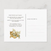 Boho Waterverf Nieuwe Adres Bewegende Aankondiging (Achterkant)