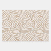 Boho Waterverf Oerwoud Safari Wrapping Paper Set (Voorkant)