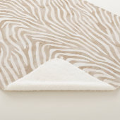 Boho Waterverf Oerwoud Safari Zebra Print Deken (3/4)