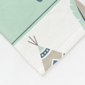 Boho waterverf op maat gemaakte deken (Hoek)