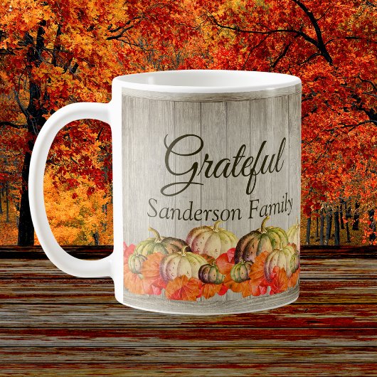 BOHO Waterverf Pompoen Herfst Thanksgiving Koffiemok