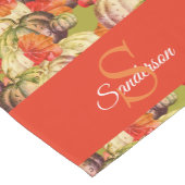 BOHO Waterverf Pompoen Herfst Thanksgiving Korte Tafelloper (Hoek)