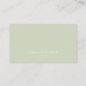 Boho Waterverf Potted kamerplanten bruiloft Plaatskaartje (Achterkant)