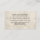 Boho Waterverf Puppy Dogs Dog Walker Pet Sitter Visitekaartje (Achterkant)