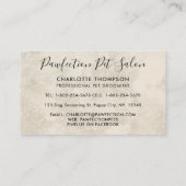 Boho Waterverf Puppy Dogs Pet Sitter Dog Groomer Visitekaartje (Achterkant)