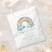 Boho Waterverf Rainbow Baby shower Bedankzakje (Geknipt)