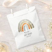 Boho Waterverf Rainbow Baby shower Bedankzakje (Geknipt)