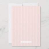 Boho Waterverf Rainbow Baby shower Coral Kaart (Achterkant)