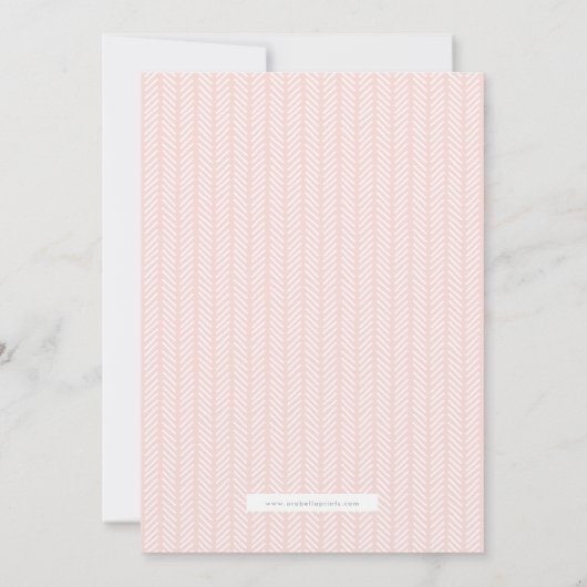 Boho Waterverf Rainbow Baby shower Coral Kaart (Achterkant)